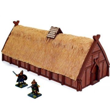 Pre-Painted Norse Longhouse