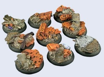 30mm Lipped Round Old Factory Bases
