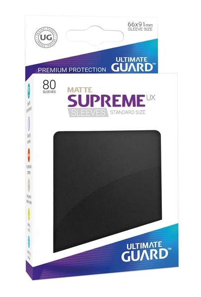 Supreme UX Sleeves Standard Size Matte Black (80)