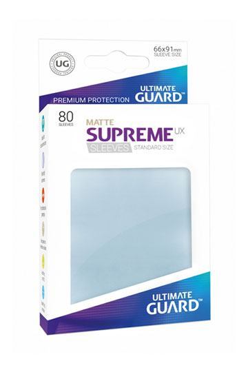 Supreme UX Sleeves Standard Size Matte Transparent (80)