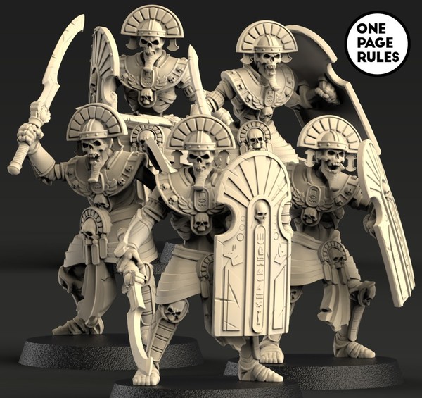 OnePageRules Skeleton Sword guard (5 models)