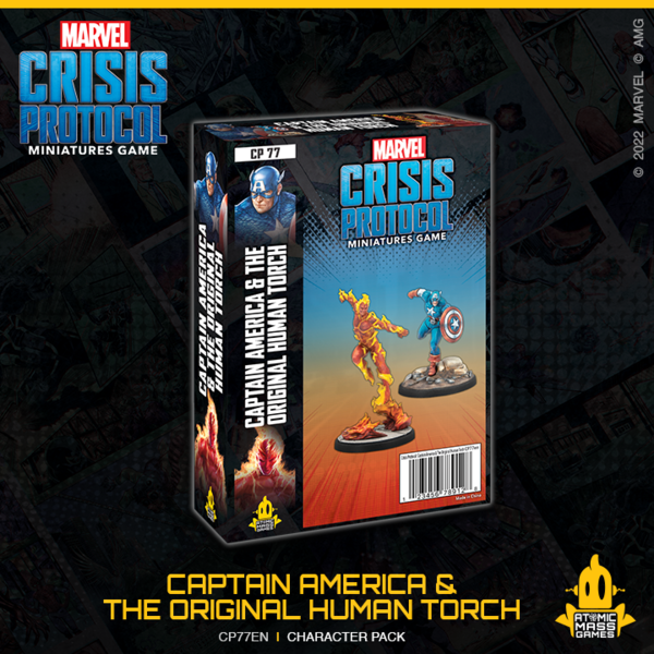 Marvel Crisis Protocol: Captain America & Original Human Torch