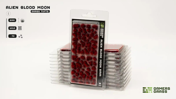 Gamers Grass: Tufts - 6mm Alien Blood Moon