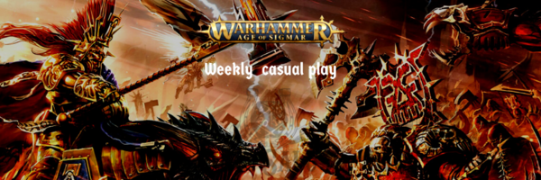 Warhammer Age Of Sigmar Weekly 18/10/24 Ticket