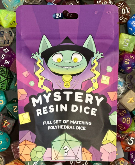 Mystery Dice Goblins: Spooky Mystery Filled Dice Polyhedral Set (7)