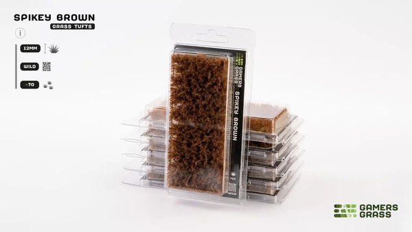 Gamers Grass: Tufts - 12mm Spikey Brown