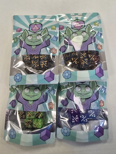 Mystery Dice Goblin Plus & Minus Counter Dice (10)