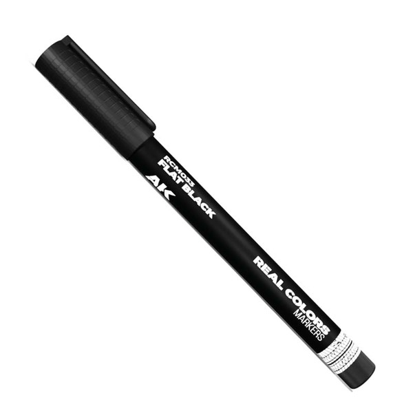 Ak Real Colors Markers Flat Black