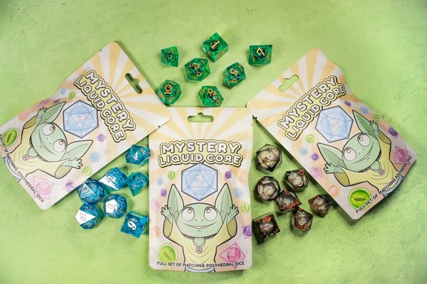 Mystery Dice Goblin Liquid Core Polyhedral Set (7)